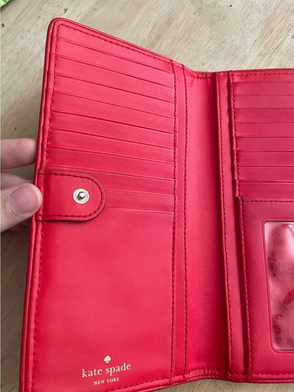 kate spade new york Cobble Hill Stacy Wallet parrot feather PWRU4939 - Picture 5 of 6